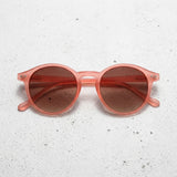 Frame: Transparent Peach / Light Coral Lens: Brown / Warm Tint
