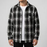 Bold Plaid Black/White/Grey