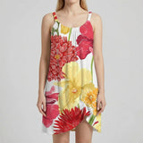 Yellow/Red — Floral print