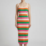 Pink,White,Green and Orange
