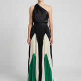 Emerald Monochrome Elegance