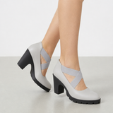 Grey PU Leather
