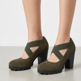 Green Synthetic Suede