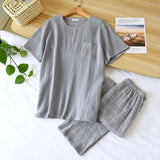 Light Grey Checkered Shorts