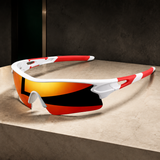 White & Red - Orange Mirror