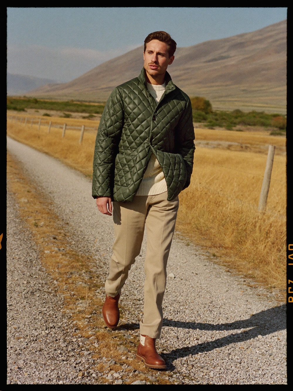 Field jacket & suede chukkas