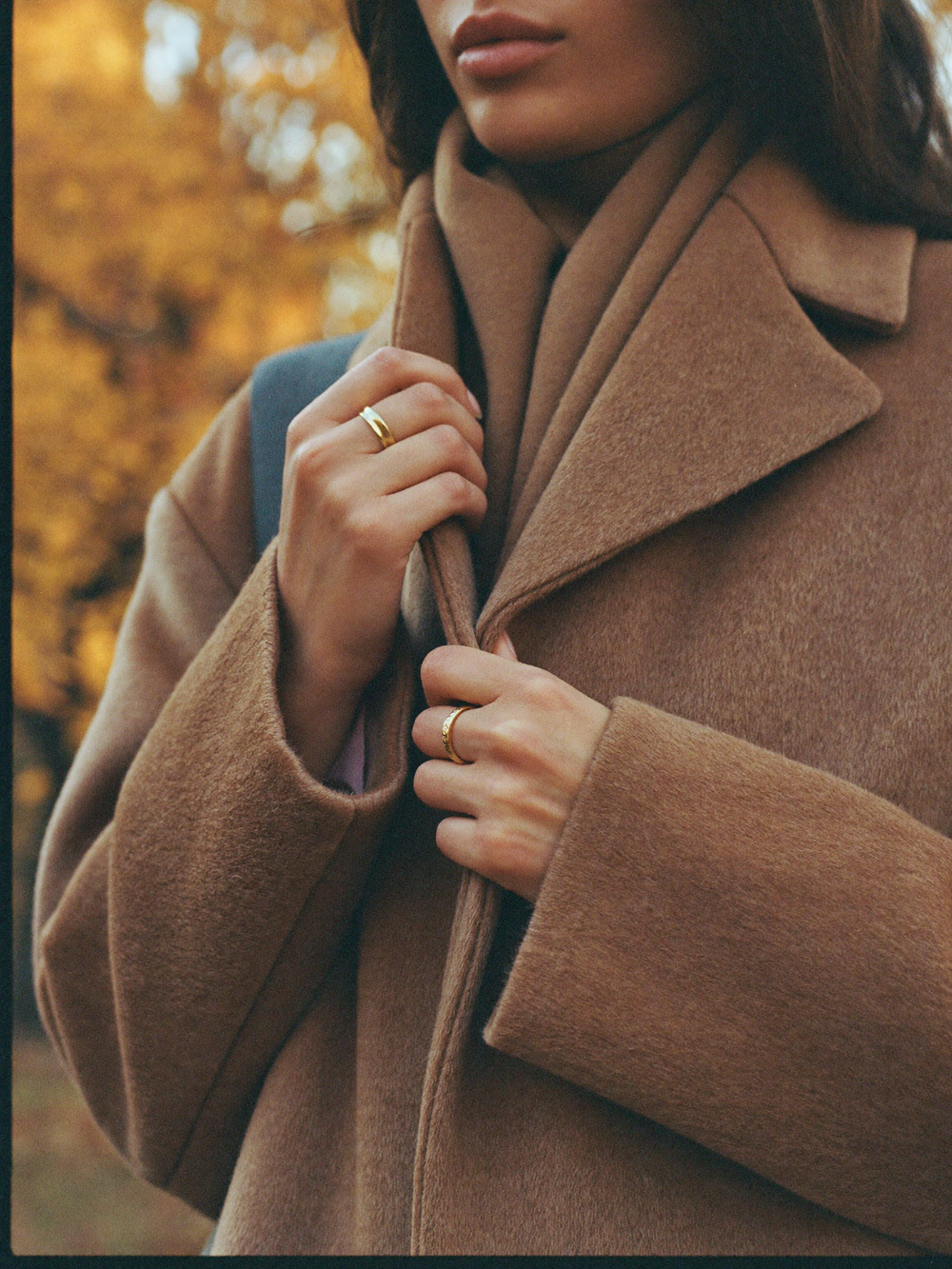Brushed wool, close up