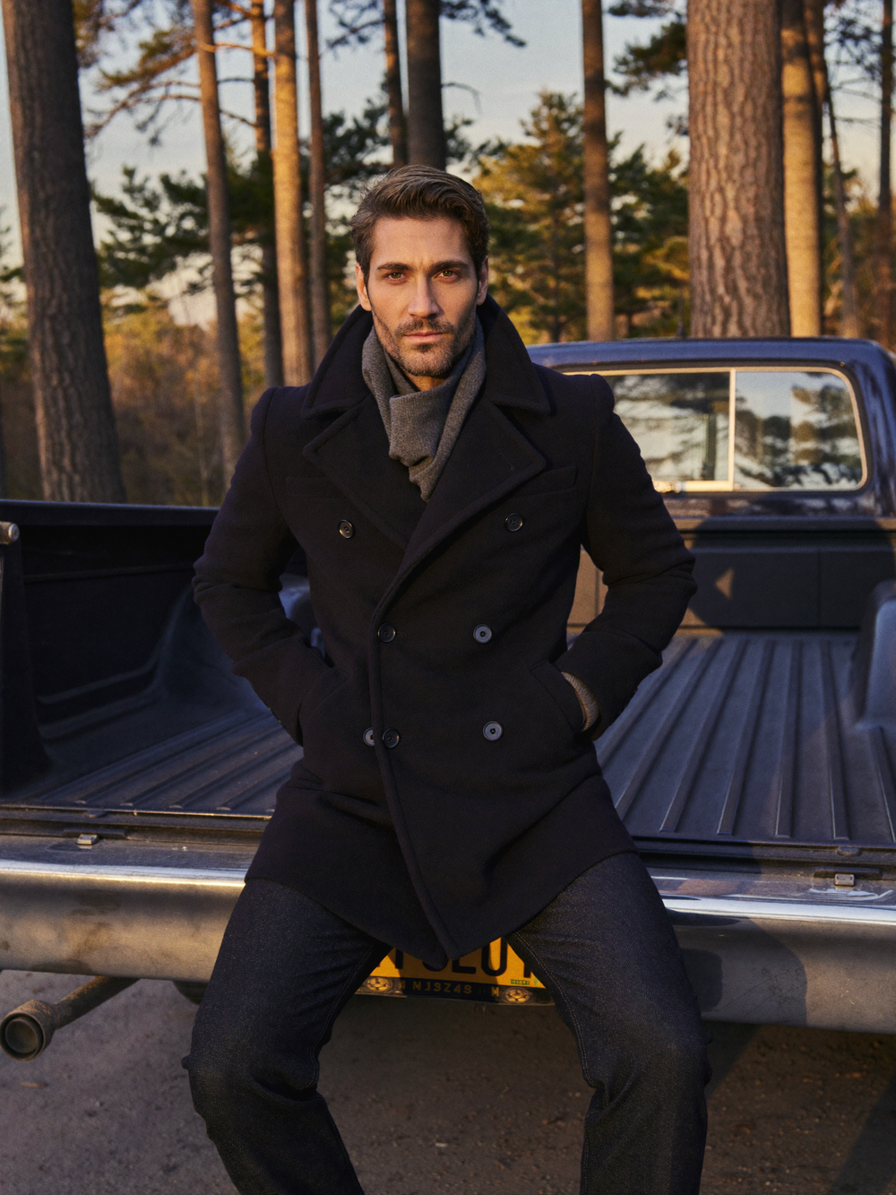Peacoat at sundown