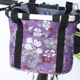 Purple Pattern 206 Fabric Basket