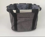 Gray Pattern 206 Fabric Basket