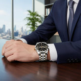 Inter-gold Bracelet with Black Dial