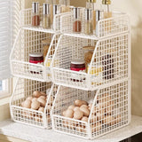 White - 3-Tier (Single Column) Pack of 2