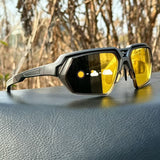 Silver Frame Night-Vision Yellow (Turns Gray)