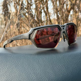 Silver Frame Wine Red