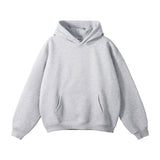 Sweatshirt Heather Grey, oversized sleeves