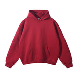 Dark Red Sweatshirt, dropped shoulder