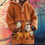 Orange Squirrel Motif